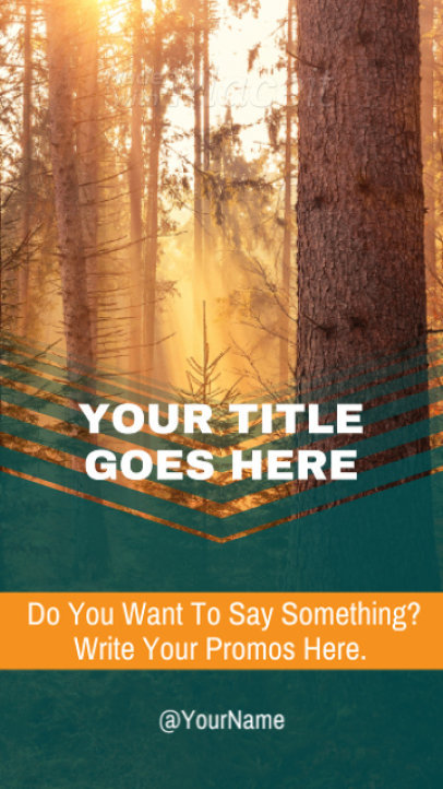 Instagram Story Video Maker with Relaxed Motion Graphics