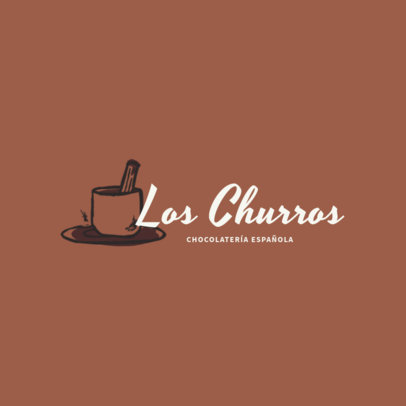 Spanish Restaurant Logo Maker with Churros Graphics