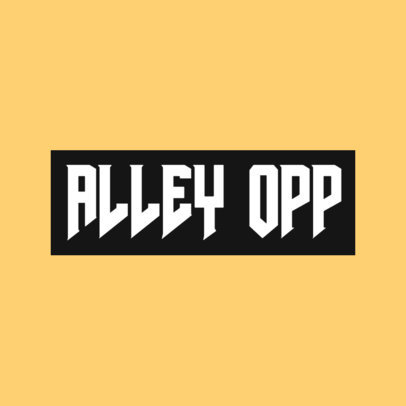 Clothing Brand Logo Maker with Cool Font