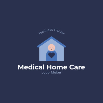 Medical Home Care Logo Template with a Medical Graphic