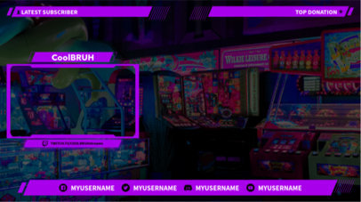 Twitch OBS Overlay Maker with Webcam Frame