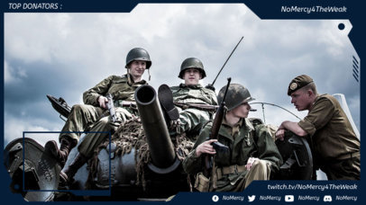 Simple Twitch Overlay Maker with Webcam Frame for a Live Stream