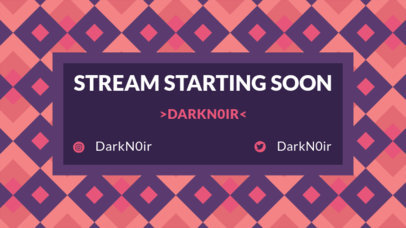Twitch Overlay Template for a Stream Screen