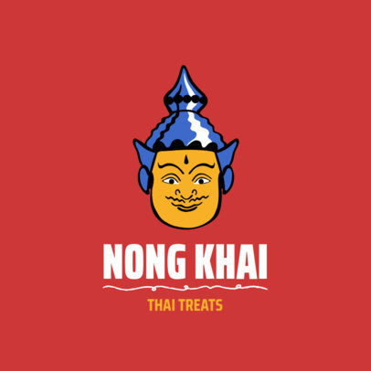 Modern Style Logo Generator for a Thai Restaurant 