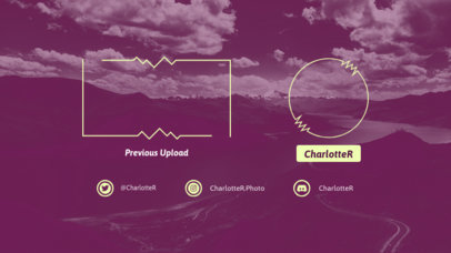 Dynamic YouTube End Screen Template with a Modern Style 