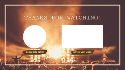 Elegant YouTube End Card Maker for Vloggers