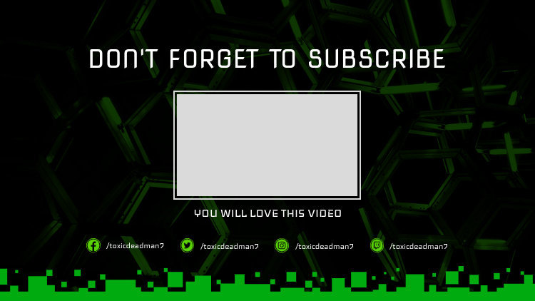 Placeit - YouTube End Screen Template with Cool Blocks Graphics placeit-youtube-end-screen-template-with-cool-blocks-graphics