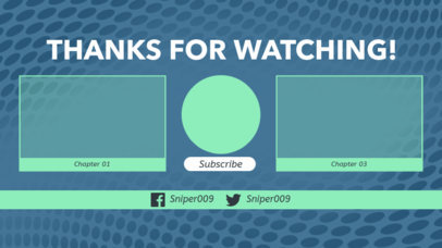 Modern YouTube End Card Maker with Dynamic Style