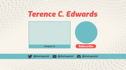 Minimalistic YouTube End Screen Maker with a Juvenile Style 1267c