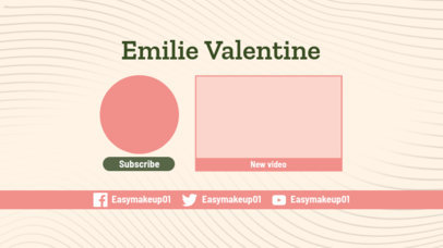 Retro-Styled YouTube End Card Template