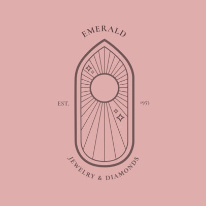 Minimalistic Design Logo Template for a Jewelry Store