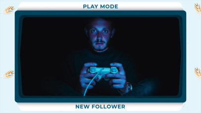 Twitch OBS Webcam Frame Template for Live Streamers 1201d