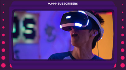 Dotted Style Twitch OBS Webcam Frame Generator 1201e