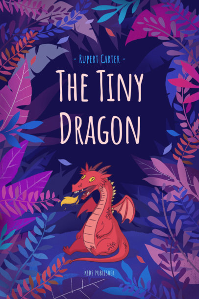 Funny Fantasy Book Cover Design Template