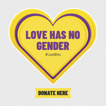 Ad Banner Generator with an Inclusive Love Message 1295d