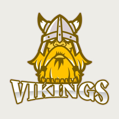 eSports Logo Maker Featuring a Viking Character