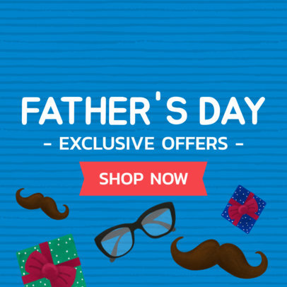 Online Banner Maker for a Father's Day Exclusive Offer 282g