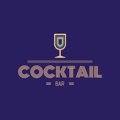 Logo Maker for a Cocktail Bar