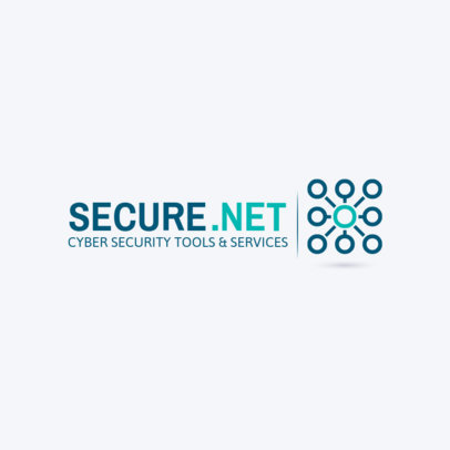 Logo Template for a Cyber Security Service Company