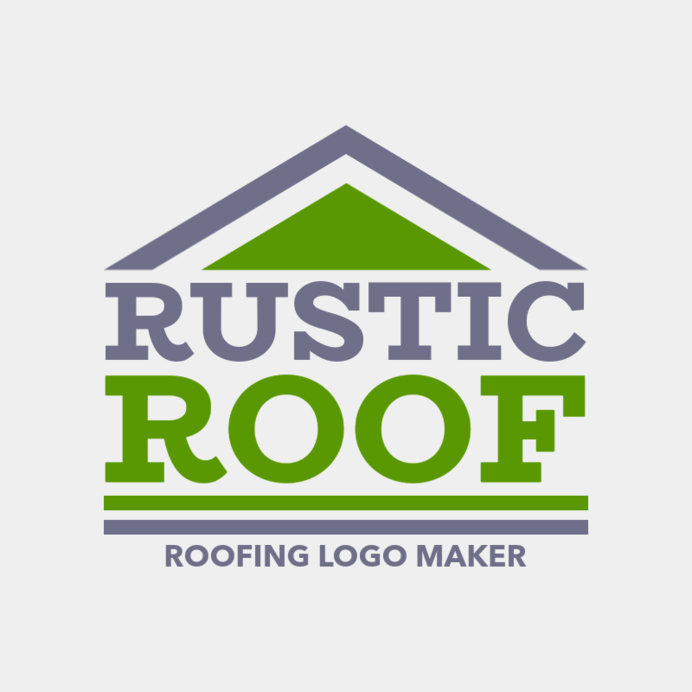 Rustic Roofing Logo Maker