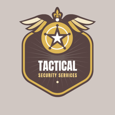 Professional Logo Maker for a Tactical Security Service Company