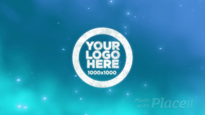 Intro Maker with a Logo Reveal in Icy Particles Animation 1993