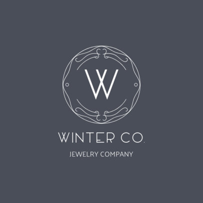 Jewelry Logo Template with a Trendy Design