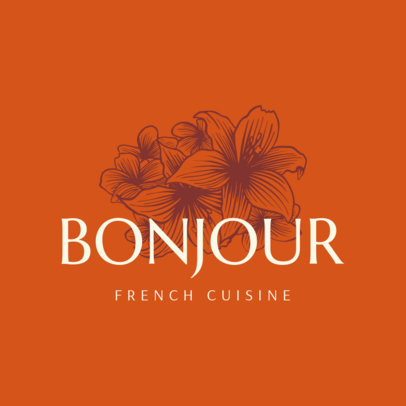 Elegant Logo Maker for French Restaurants 