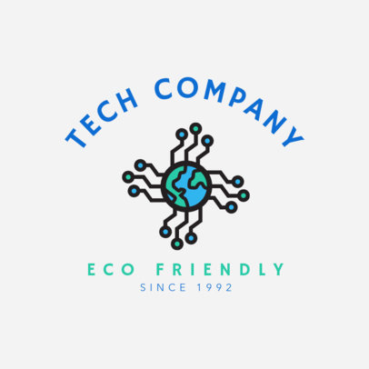 Eco-Friendly Tech Company Logo Maker with a Modern Design