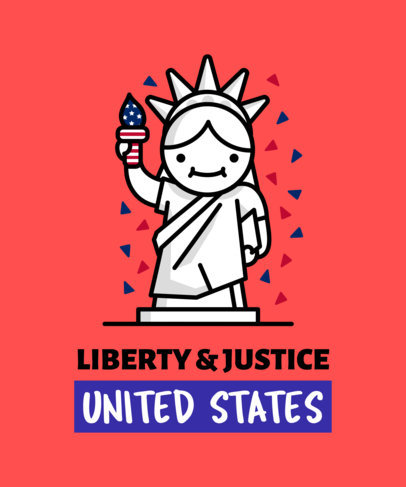 Patriotic Tee Design Maker with Illustrations