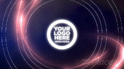 Abstract Logo Reveal Video Maker with Particle Motion Graphics