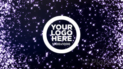 Intro Maker for a Logo Reveal Video with Dynamic Particles Animation