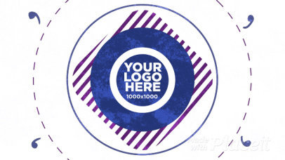 Intro Maker for a Logo Reveal with Geometry and Texture Animation 1633