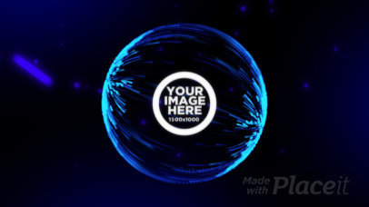 Intro Maker of a Logo Reveal with a Particles Sphere Video Animation