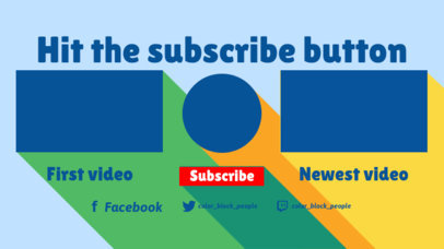 Cool YouTube End Card Maker with Dynamic Graphics 