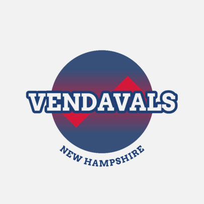 Frisbee Team Logo Maker with a Simple Design