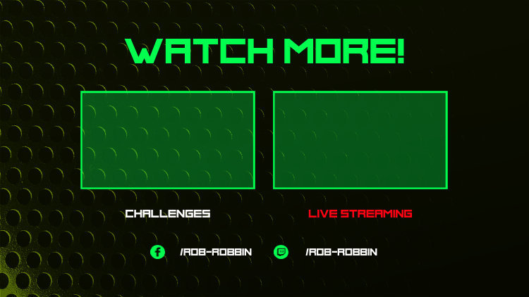 Placeit - YouTube End Screen Maker with a Round-Hole Pattern Surface