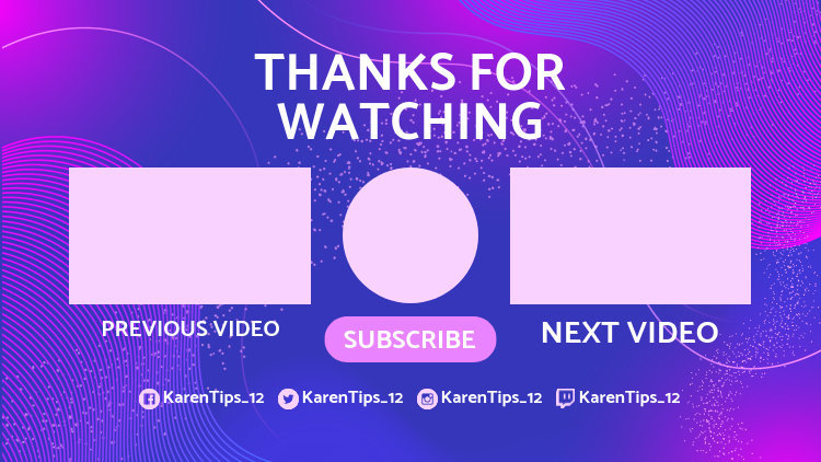 Placeit - Youtube End Card Template with a Minimalistic Design