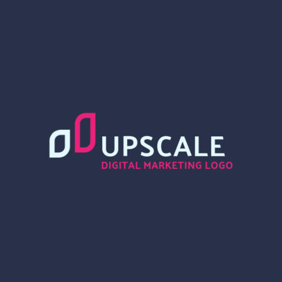Digital Marketing Logo Maker with Abstract Graphics