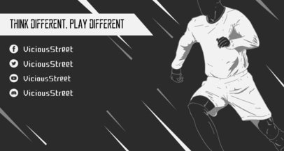 Twitch Banner Generator Featuring an eSports Player