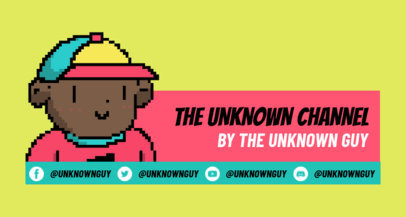 Twitch Banner Maker with Retro 8-Bit Graphics