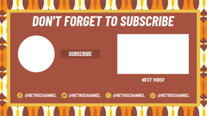 YouTube End Card Generator Featuring a Classical Style Background