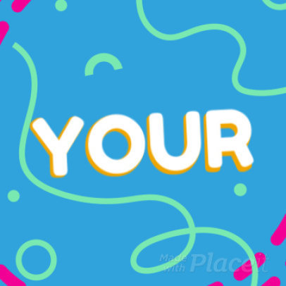 Playful Instagram Post Video Maker