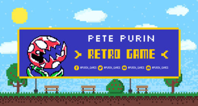 Retro Video Game Inspired Twitch Banner Maker