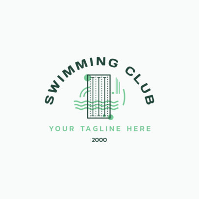 Minimalistic Swimming Logo Generator 
