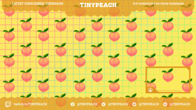 Twitch Overlay Maker with a Pixel Art Grid Background