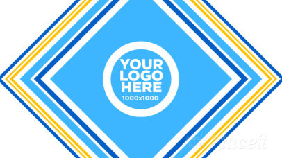 Logo Reveal Intro Maker with Dynamic Geometric Animations 