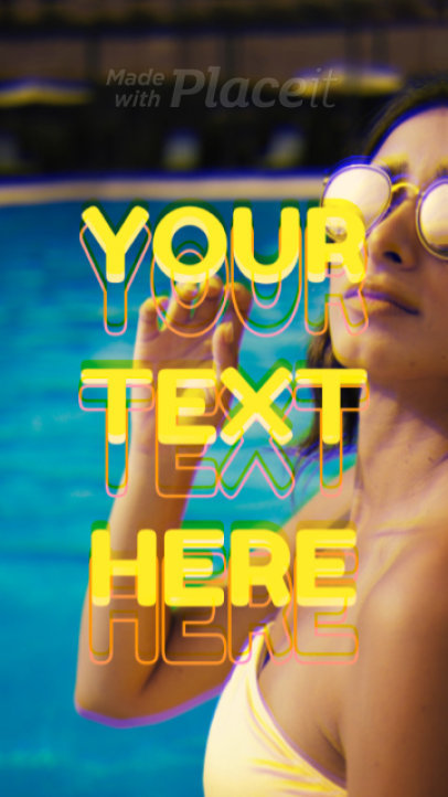 Instagram Story Video Maker Featuring a Young Model