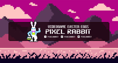 Retro Twitch Banner Maker with a Mountain Setting 1452d