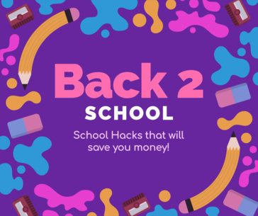 Facebook Post Template of School Hacks 